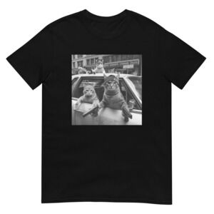 Cat Gang T-Shirt, Whimsical Cat-Themed Top